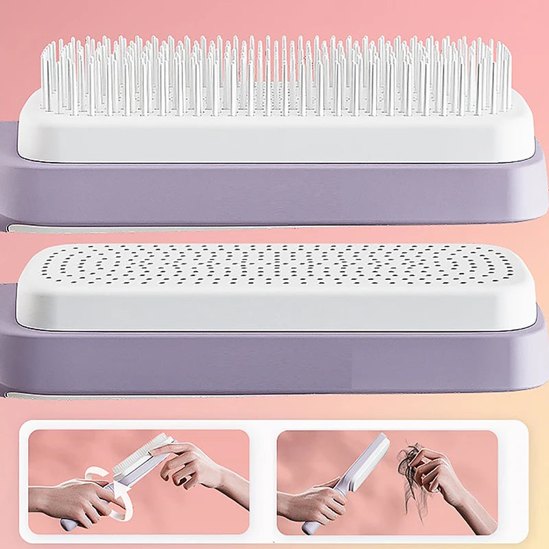 Sleekomb -Self-Cleaning Hair Brush